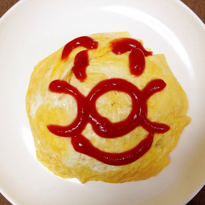 子どもが喜ぶ アンパンマンオムライス レシピ 作り方 By うーころちゃん 楽天レシピ